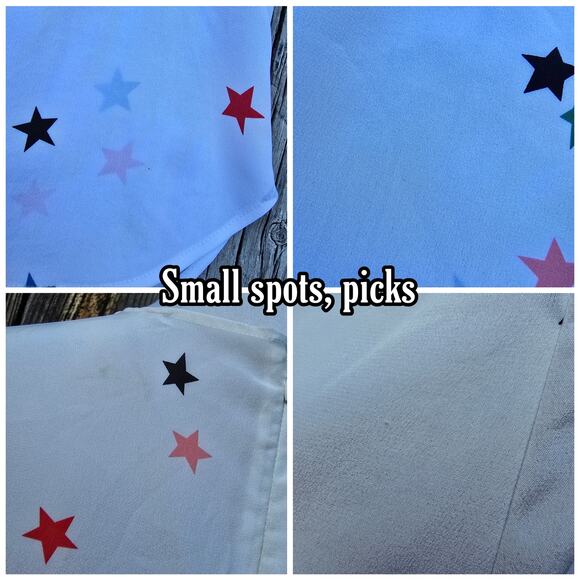 Equipment Lyle Silk Top White Star Print Sleeveless Blouse Size S Multicolor - Picture 5 of 9